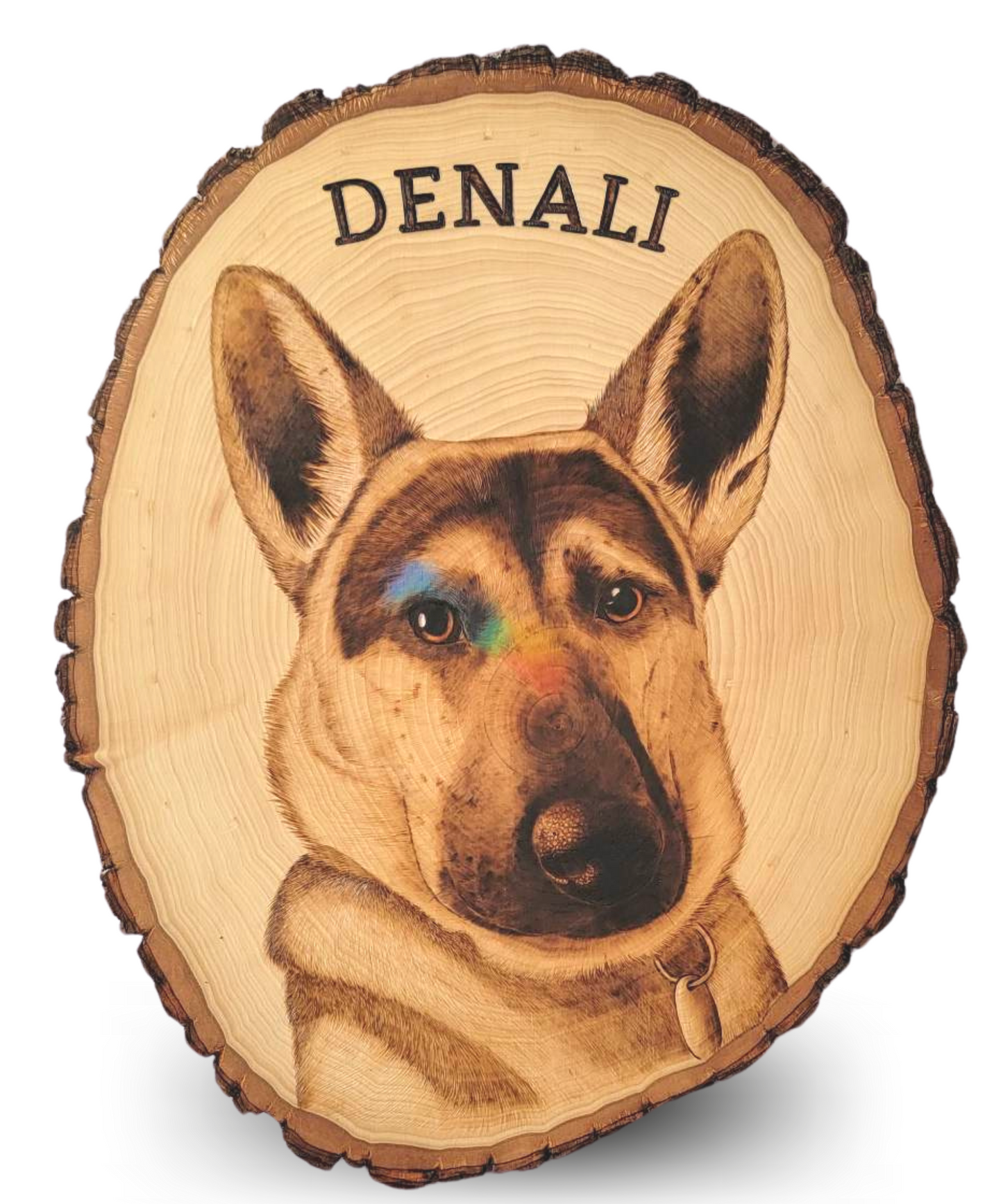 Custom Base wood Slice ( Size Large)