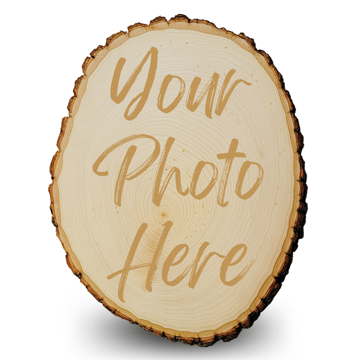 Custom Base wood Slice ( Size Large)