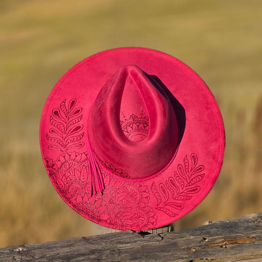 Pink Mesa Mandala (Flat Brim Style)