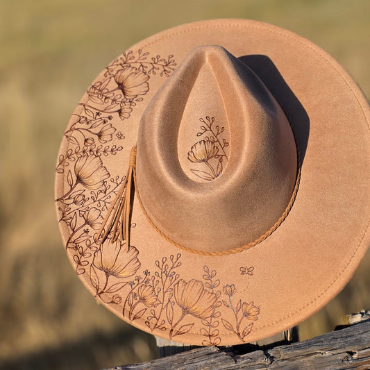 Golden Prairie Bloom (Flat Brim Style)